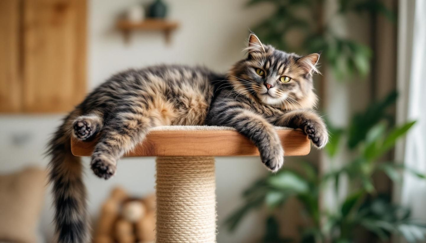 Wie wählt man den perfekten Kratzbaum für große Katzenrassen?